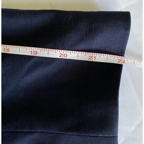 VTG Talbots Navy Wool Long Sleeve Button Front Office Blazer Jacket 10P - Picture 7 of 10